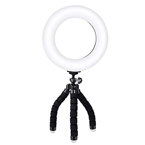Alliteqwe Ringlicht Clip Laptop mit Stativclip Videokonferenzlicht für Video Schminke
