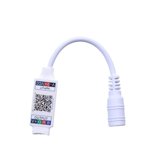 Contrôleur Bluetooth RGB LED 5V 12V 24V intelligent avec mode musique pour bande lumineuse - Lot de 50