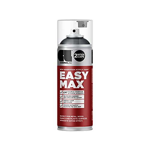 COSMOS LAC Spray Easy Max Acrylic Satinado Ral 400 Ml (RAL 7015 Gris pizarra 806)
