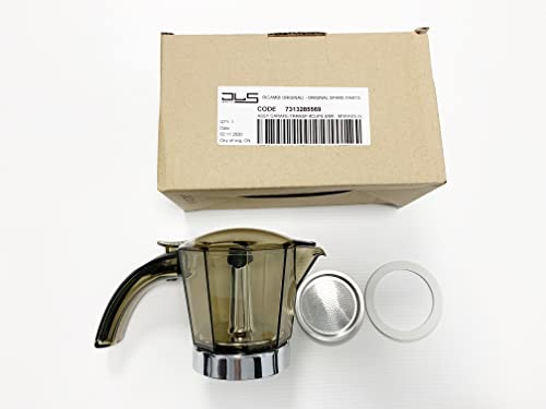 EuroStore07 ALICIA ** DE LO N GHI ** CARAFFA 4 TAZZE + GUARNIZIONE + FILTRO KIT RICAMBIO ORIGINALE