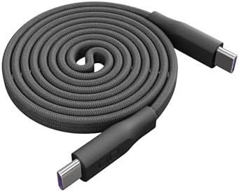 （00:30時点） CIO フラットスパイラルケーブル (ライトブラック) CtoC 1m (Type-C/USB-C) PD 急速充電 平型 磁石 マグネット吸着 まとまる 充電ケーブル PD 240W データ転送 480Mbps 形状記憶 iPhone 17 / 16 / 15 Macbook Pro/Air/iPad/ノートパソコン Galaxy Google Pixel Android (アンドロイド)