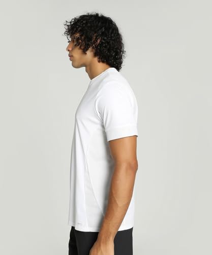 Image of Puma Men Polyester Solid Regular Fit T-Shirt