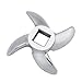 Stainless Steel Blade, 1Pcs Stainless Steel Meat Grinder Blade Mincer Knife Replacement for Mincer Blade Accessories (22#)