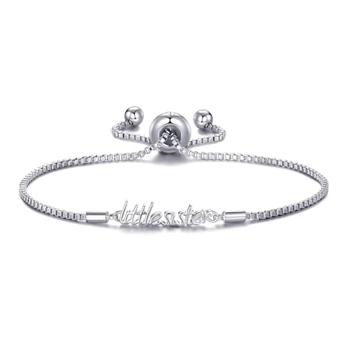 Image of Philip Jones Silver Plated Little Sister Bracelet Created with Zircondia® Crystals