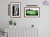 A2Z Home Solutions® Wall Photo Frame Rustic 70x90 cm Frame With 80x60 cm Mount Picture Poster Print With Clear HD Perspex 30x15 MM Moulding Mounting Hooks MDF Backboard - Image 6
