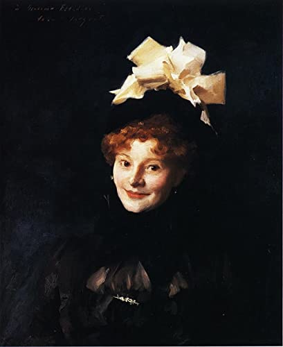 Impression Pour la Décoration Murale Madame Paul Escudier Sargent Toile Premium 60x90