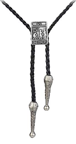 Cravate bolo en étain Lovers R130 collier cowboy western pour homme