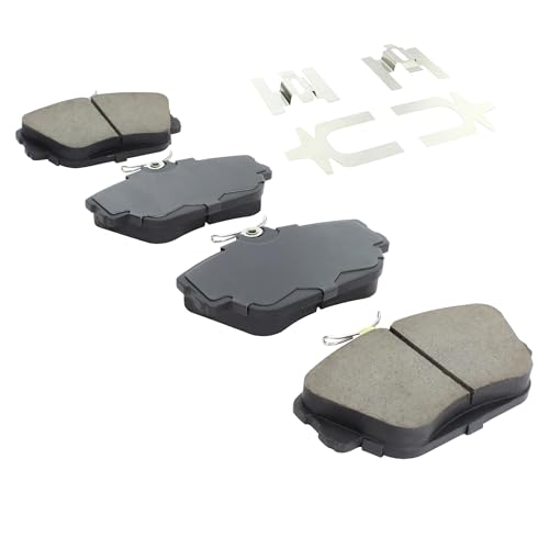 Image of QUALITY-BUILT Front Semi-Metallic Brake Pads, Premium 1001-0598M, Compatible with 1993-2007 Ford /Lincoln /Mercury (Continental, Cougar, Mark VIII, Sable, Taurus, Thunderbird)
