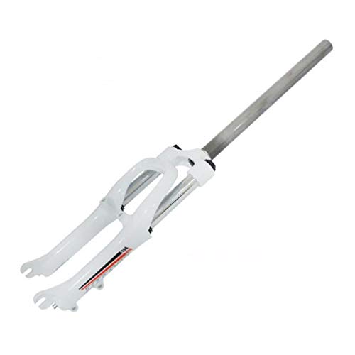 Bici Horquilla suspensión, Tubo de suspensión horquilla delantera Tenedor de bicicletas de montaña de aceite de primavera Amortiguador delantero Tenedor de aleación de aluminio de 350 mm Cabeza Alarga