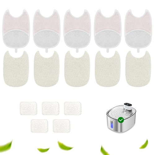 Filtros de reemplazo para fuente de agua para gatos, pack de 5 miniatura 1
