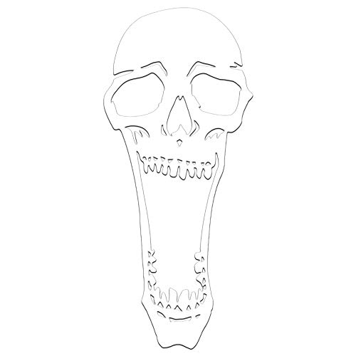 Stencil aerografo SCREAMERS Teschio Skull NS05 by