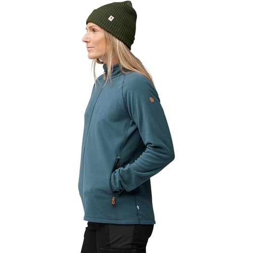 Fjällräven Damen Övik Lite Fleece Jacke, Black, L