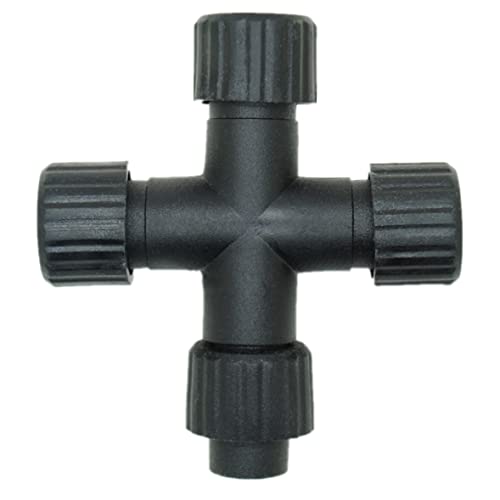 JnDee Waterproof Splitter Connector for Fairy Lights. Two Pins Works with Most Fairy Projectors, String, Net