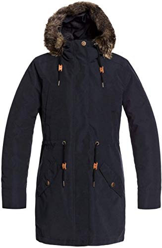 Roxy Amy 3in1-Chaqueta Mujer Chaqueta Impermeable 3 En 1, True Black, S