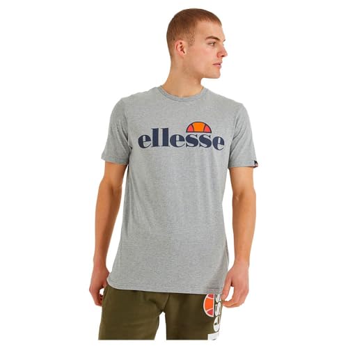 Ellesse Herren Sl Prado Tee T Shirt, Grey Marl, M EU