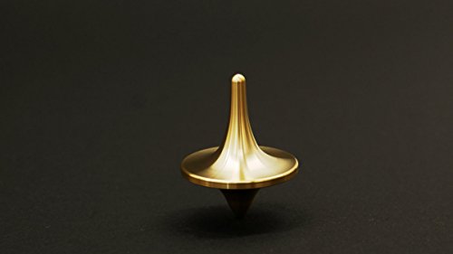 ForeverSpin 24kt Gold Plated(Brush-Finish) Spinning Top - World Famous Metal Spinning Tops - Thumbnail 4