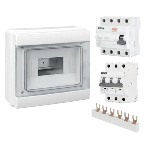 WITTKOWARE Aufputz Verteilungsset Wallbox 11kW | IP65 Verteiler...
