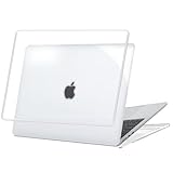 Dyazo Laptop Case Compatible for 2022|2023|2024|2025 MacBook Air 13.6 inch Release M4 A3240 M3 A3113 M2 A2681 Models with Touch ID, Plastic Hard Shell Case, Smooth Glossy Finish, Crystal Clear Look