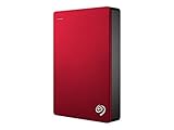 Seagate Backup Plus 4TB Portable External Hard Drive with 200GB of Cloud Storage USB 3.0, Red (STDR4000902)