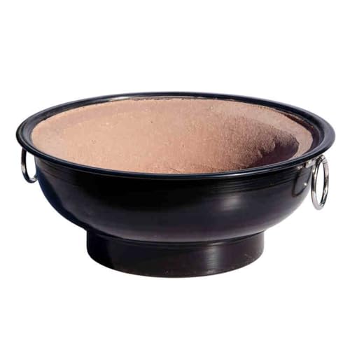 Réchaud à charbon de bois en argile poêle extérieur et barbecue portable noir