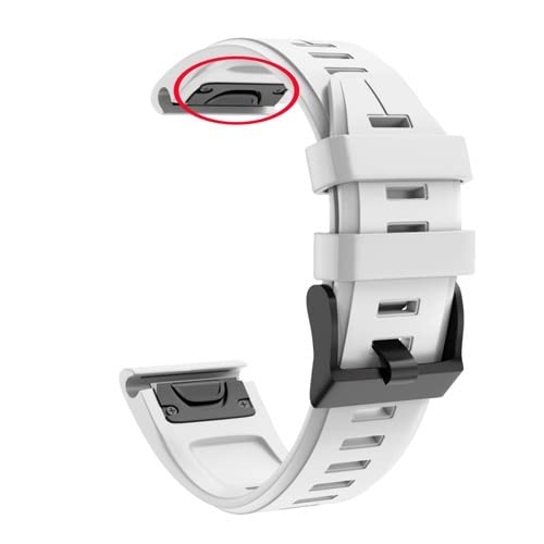 Bracelet Garmin Fenix 6S Pro sport silicone 20mm rechange GUMMMY