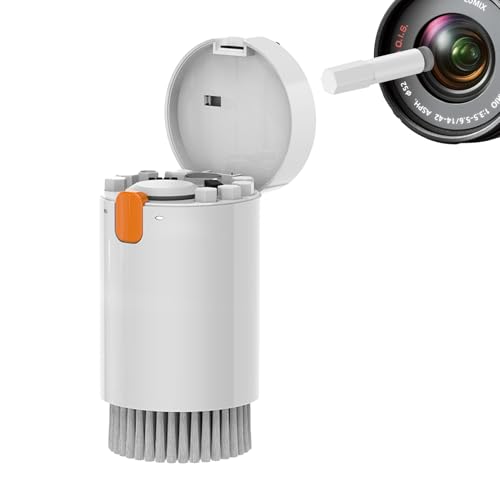 Laptop Cleaning Kit – Compact Electronic Care Brush, Tech Gadget Organizer | Travel-Friendly Screen Wipe Set with Bristle Tools, Nib, Puller, Cloth, Air Extension, Precision Cleaner for Camera