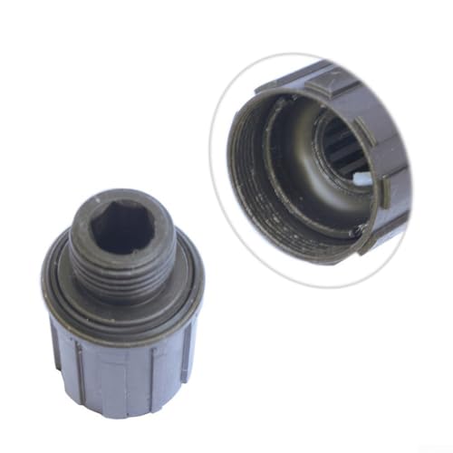 Cuerpo de cubo de bicicleta para construcción de acero NOVATEC, compatible con casetes de 8, 9, 10 velocidades, ligero, 180 g, fácil instalación, rueda libre lisa, compromiso negro (TJ-01G)