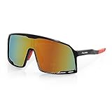 Óculos de Sol Alma Genius - Naos Preto/vermelho