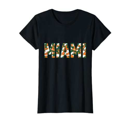 Miami Camo T-Shirt, Women, Black, 3X-Large