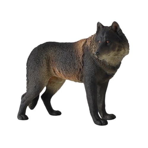 Modèle loup réaliste pour animer les histoires du soir et les jeux d'enfants