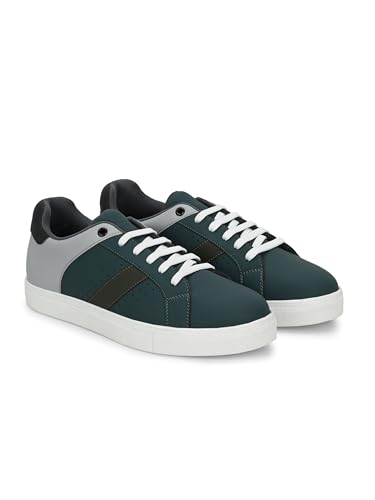 Image of Centrino Women's Casual Shoes | Colorblock Sneakers with Ultra Soft Cushion Lace-Up Shoes All-Day Comfort | Trendy & Lightweight Design | Low Top Flat Sole (7604)