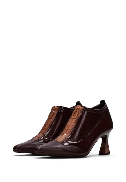 Hispanitas Abotinado Dalia Marrón para Mujer