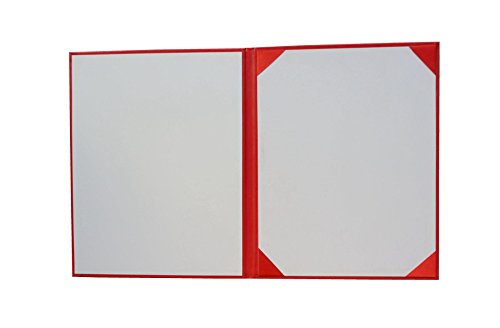 Certificate Cover Imprinted "Diploma Of Graduation" Faux-Leather Diploma Holder 8.5" X 11" Grad Days(Red) #TOP5