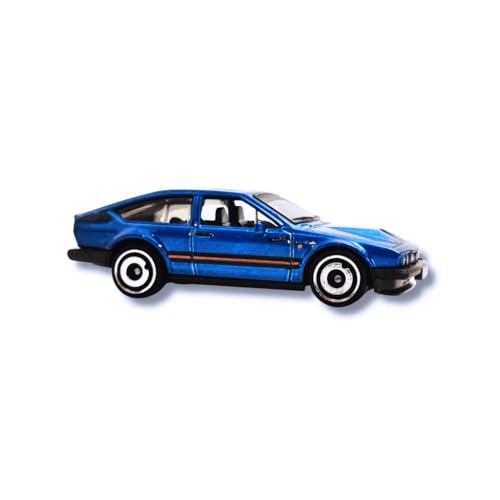 Image of Hot Wheels 1:64 Scale Alfa Romeo GTV6 3.0 Factory Fresh for Ages 3 and Up by Small CLAP (Blue)