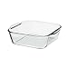 Fuente de horno rectangular de vidrio borosilicato transparente de 1150 ml - LOLAhome
