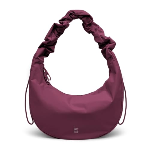 GOT BAG Moon Bag Ruffle | Stylish Shoulder Bag with Adjustable Ruffle Strap | Travel & Everyday Handbag (kraken)