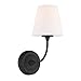 Libby Langdon Sylvan 1 Light Black Forged Wall Mount
