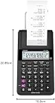 Casio HR-10RC Calculatrice d'affaires, noir