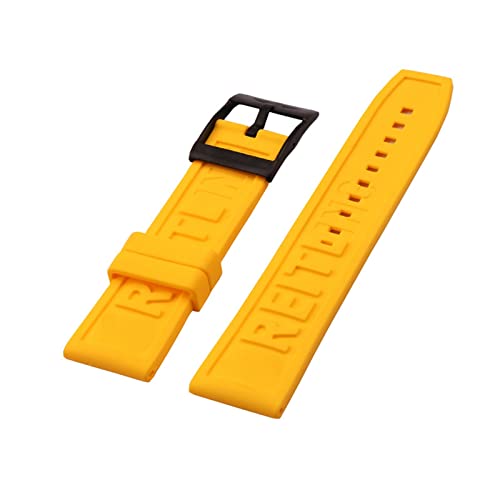 [EKSIL] uCgOV[Y22 24mmsobNYƃfB[XEHb`XgbvɓKvANZT[(Yellow black buckle,24mm)