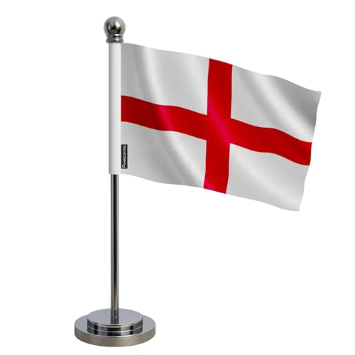 Drapeau bureau Angleterre en Polyester 14x21cm