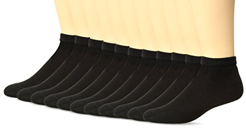 Hanes Ultimate Men's 11-Pack FreshIQ Low-Cut Socks (1 Free Bonus Pair)