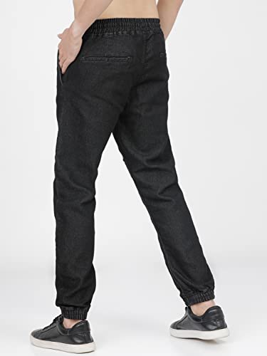 Image of KETCH Mens Jogger FIT Black Jeans