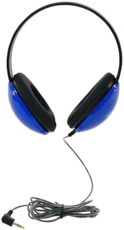Califone 2800-BL CT Listening First Wired Closed-Back Over-Ear Stereo Headphones for Students, Blue image 2