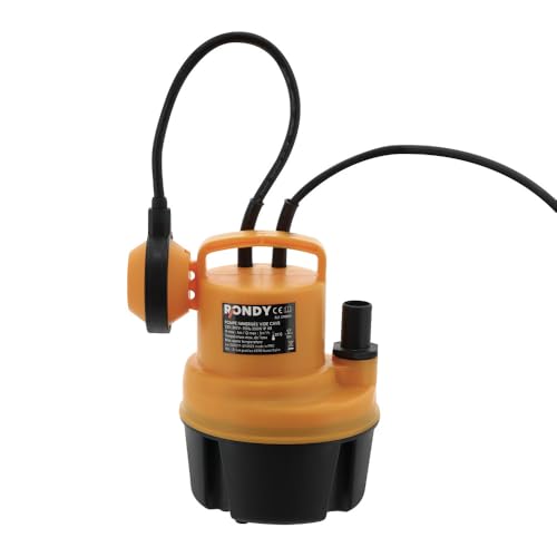 Pompe vide cave Rondy 250W pour eaux claires avec debit de 5000l/h