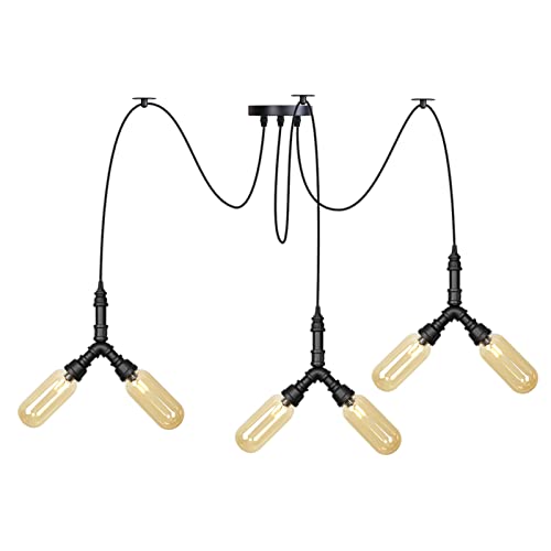 Lampe araignée de plafond réglable pour créer une ambiance de bar chaleureuse chez soi