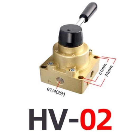 Vanne de commutation manuelle pneumatique HV-03 à levier rotatif fluide - 3
