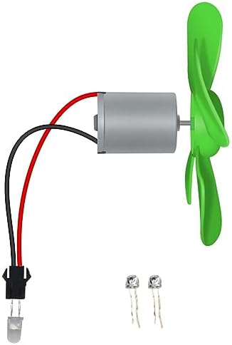 OLONETO DIY Home Micro Wind Turbine 12V Motor Blade DC LED Kit Power Alternative Energy Generator Small Generator Model (Color : A)