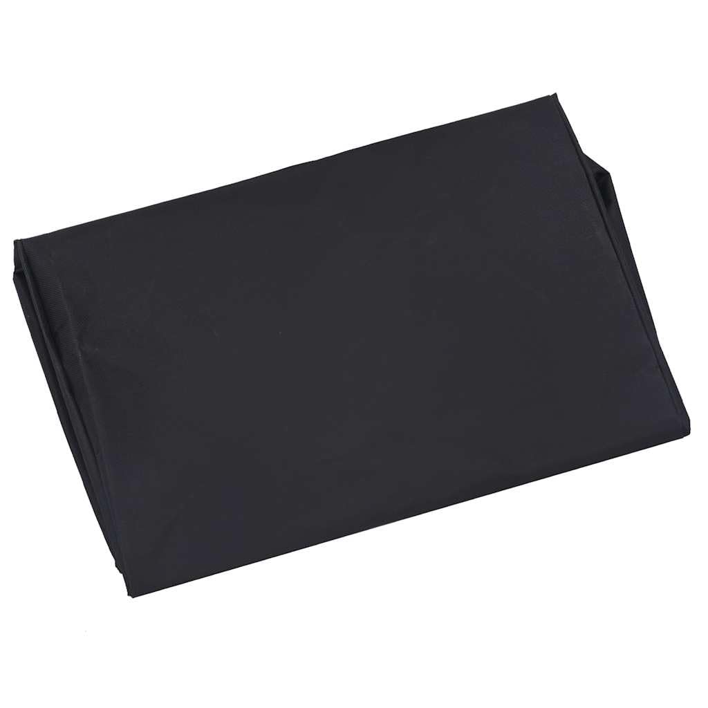 Inserto per carrello da giardino, nero, 81 x 41 x 21 cm, in poliestere, inserto per carrello