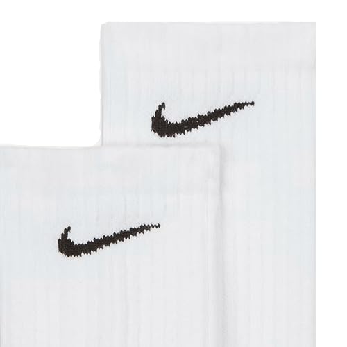 Image of Nike Unisex Adult Everyday Cushioned Training Crew Socks (3-Pack) | Mens and Womens