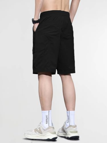 Image of TAGDO Men's Cotton Cargo Shorts with Multi Pockets | Lightweight Casual Outdoor Shorts Pant for Men | Elastic Waist Drawstring Utility Shorts for Hiking, Camping and Daily Wear (2048)